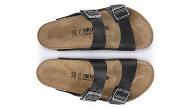 Кецове и обувки Birkenstock Arizona Natural Leather Narrow Fit W Черно | 1018720, 4