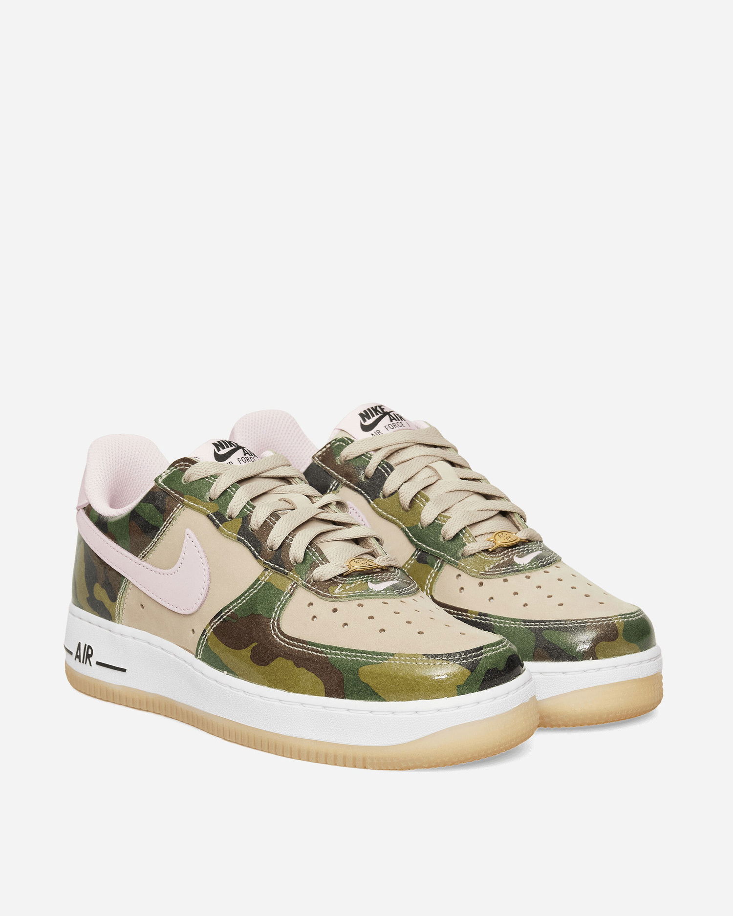 Кецове и обувки Nike Air Force 1 Low '07 LV8 Patent Camo Pink Розово | HQ1967-200, 1