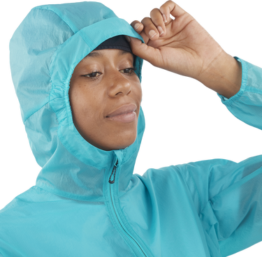 Яке Salomon SENSE AERO WIND JKT W Тюркоазено | lc2203700, 2