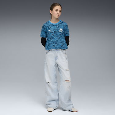 Тениска Puma Olympique de Marseille FtblCulture All-over Print T-Shirt Синьо | 781580_07, 3