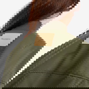 Яке бомбър JW Anderson JW Anderson Oversized Curved Hem Bomber Jacket, Size 10 Зелено | JK0381-PG1696-595, 5
