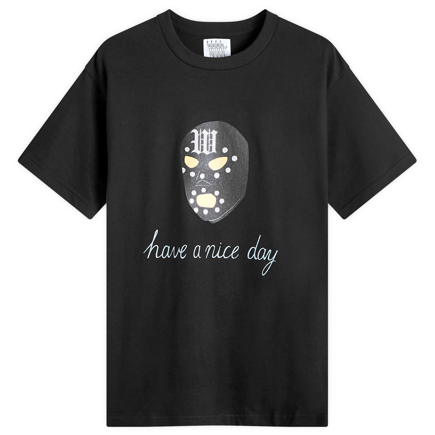 Тениска WACKO MARIA Have A Nice Day Черно | 24FW-WMT-TEE01-BLK, 0