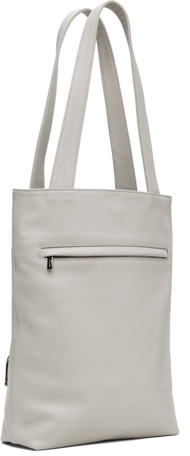 Голяма пазарска чанта Yohji Yamamoto YOHJI YAMAMOTO Clasp Tote Бяло | DP-I83-717, 2