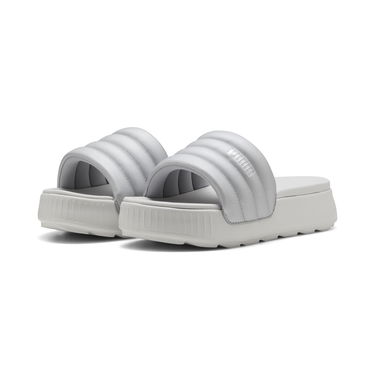 Кецове и обувки Puma Karmen Puffy Aqua Metallics Slides Сиво | 400679_01, 1