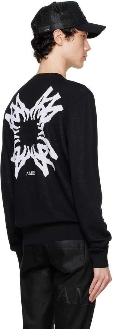 Пуловер AMIRI AMIRI MA Quad Crewneck Sweater Черно | AMKNCW1066, 2