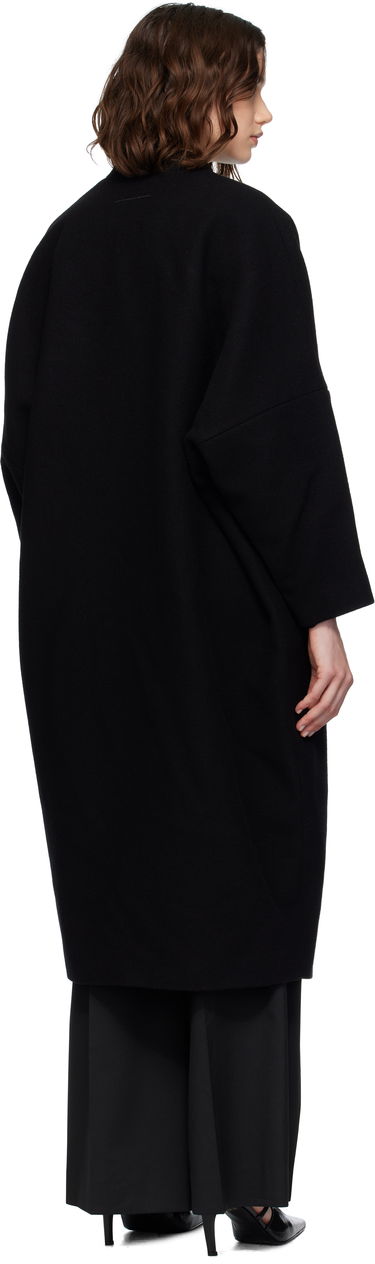 Палта Maison Margiela MM6 Maison Margiela Wool Felt Overcoat Черно | S52AA0192 M35469, 2
