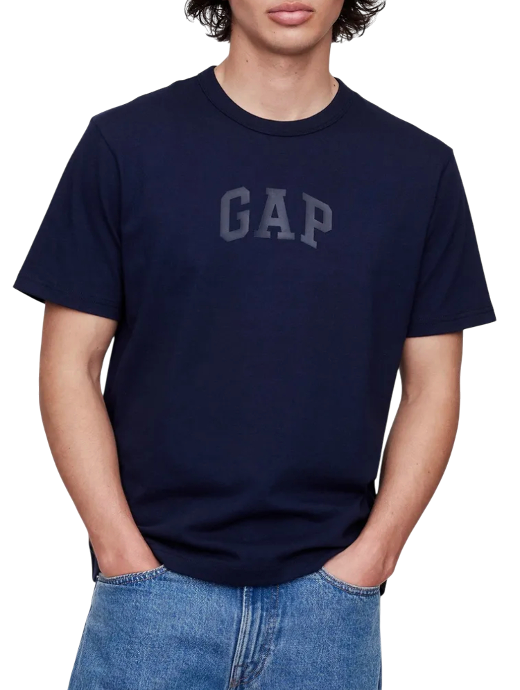 Тениска GAP T-Shirt Logo Americana Тъмно синьо | 782369-00, 0