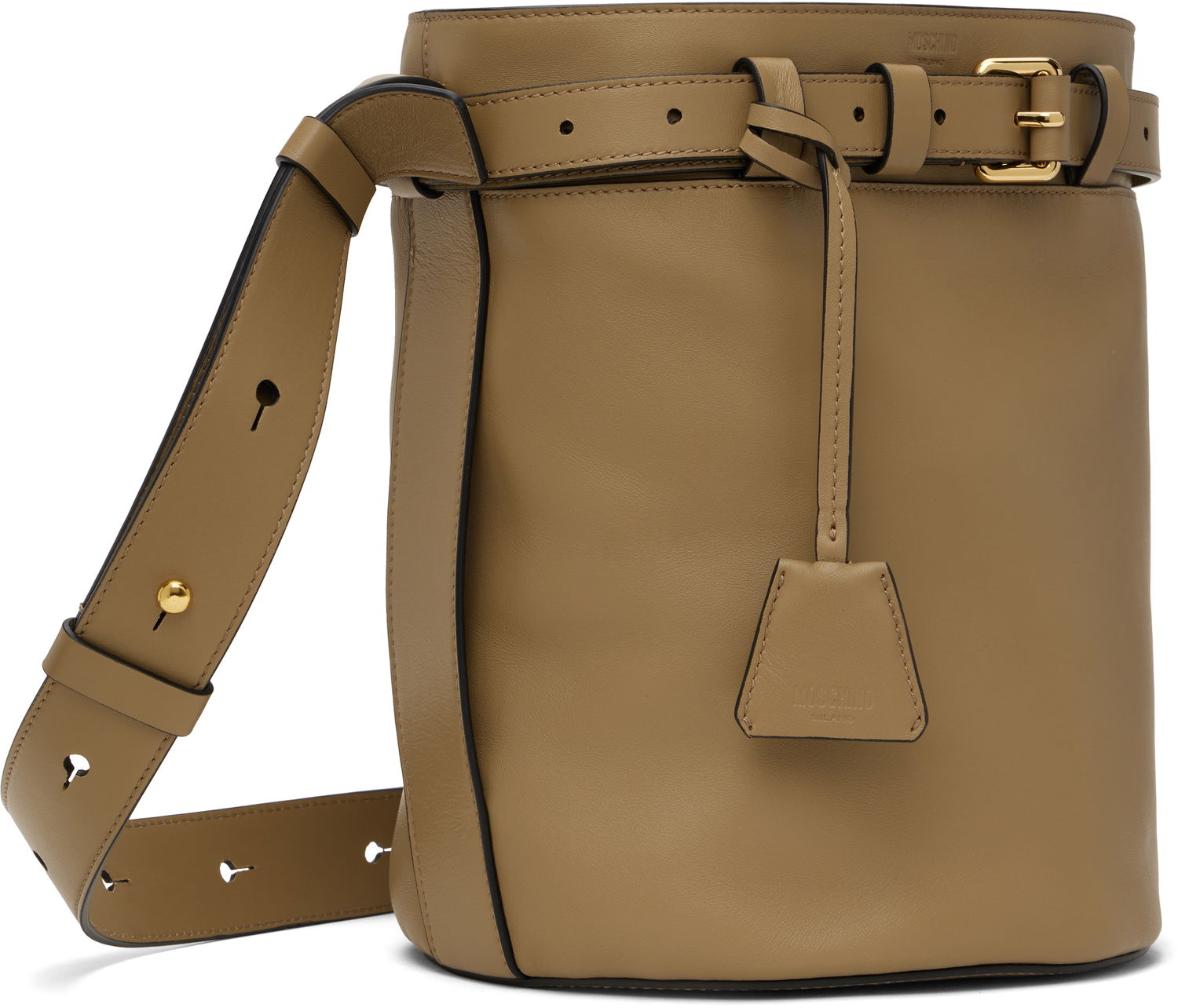 Чанта през рамо Moschino Moschino Tie Me Bucket Bag Бежово | MC4172PP1M 251MOOA0 104, 1