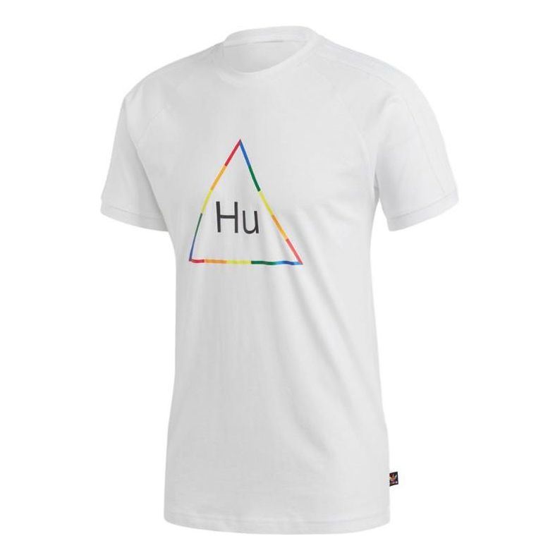 Тениска adidas Originals Pharrell Infinite Species Triangle Graphic T-Shirt Бяло | FR9073, 0