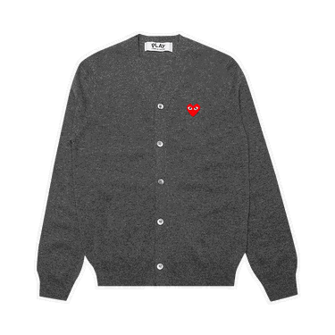 Пуловер Comme des Garçons PLAY Knit Cardigan Сиво | AZ N008 051 3, 0