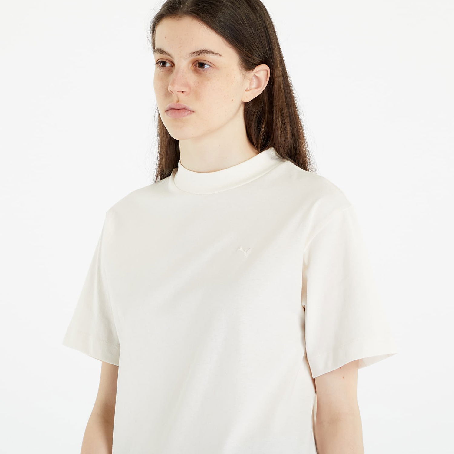 Тениска Puma x YONA SUNPŌ Mock Neck Tee Бяло | 53797765, 1