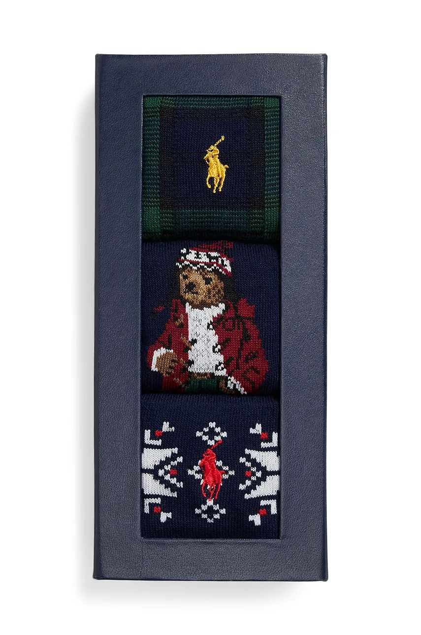 Чорапи Polo by Ralph Lauren Three Pack of Holiday Socks Многоцветен | 449958861, 0