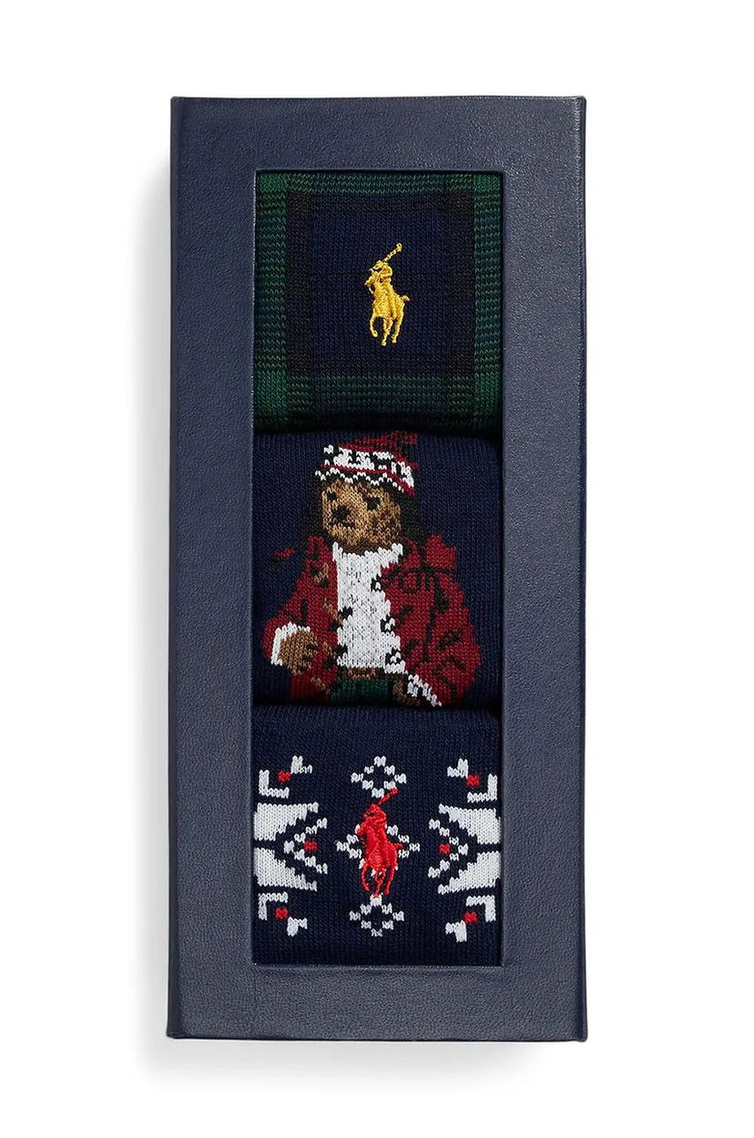 Чорапи Polo by Ralph Lauren Three Pack of Holiday Socks Многоцветен | 449958861