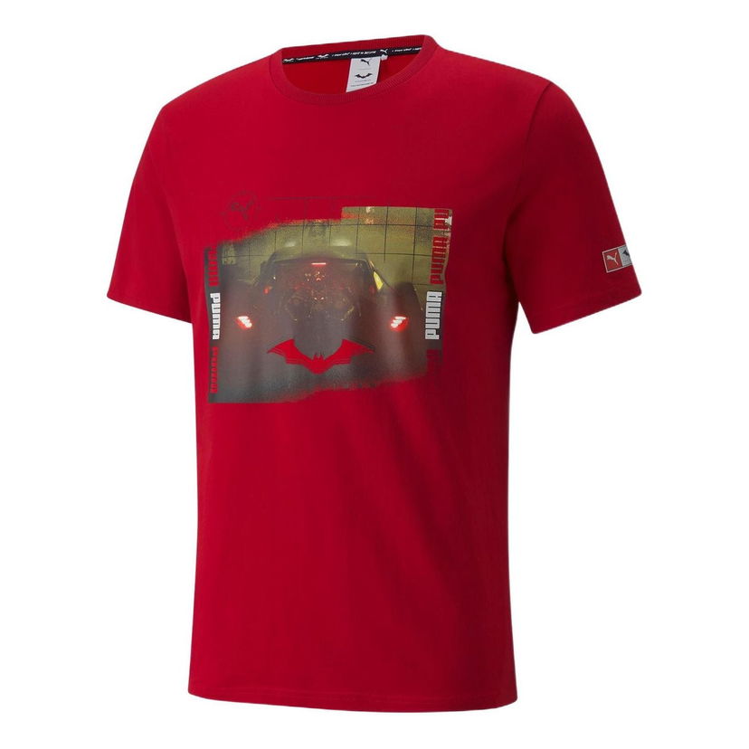 Тениска Puma Graphic Tee With Batmobile Print Червено | 534727-11