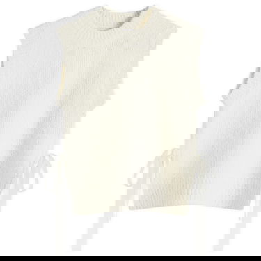 Пуловер Cecilie Bahnsen Knit Vest with Side Ties Бяло | 2-24KNI53001, 0