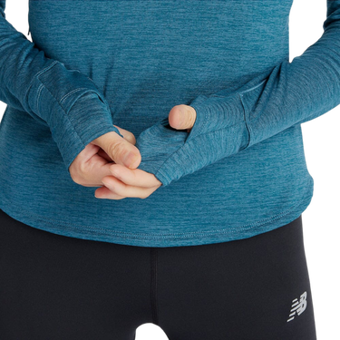 Суитчър New Balance Athletics Heat Grid 1/2 Zip Синьо | wt43200-tum, 2