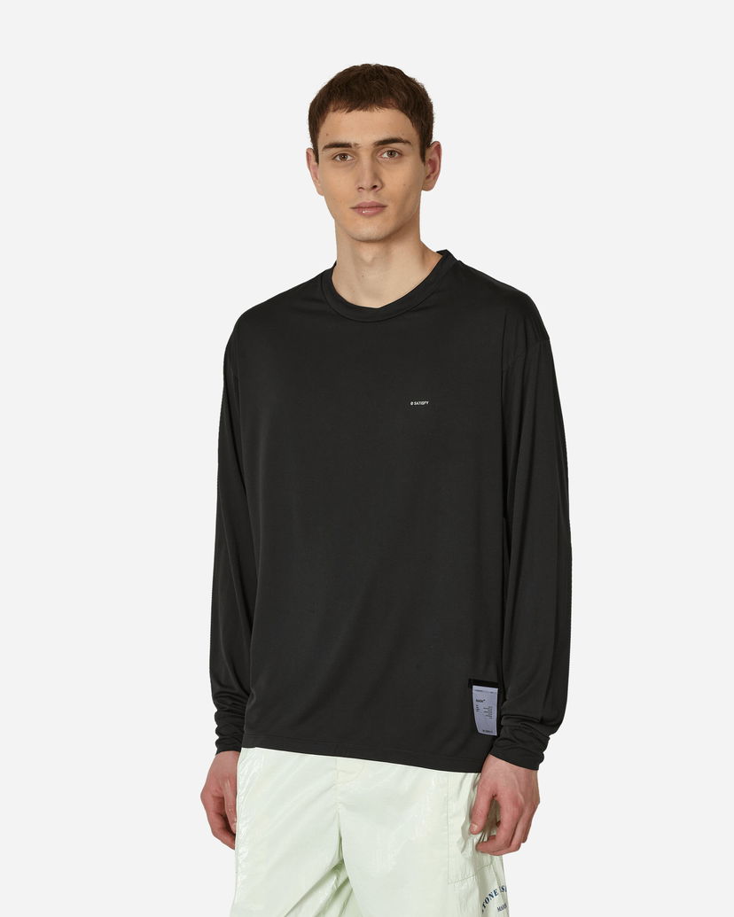 Тениска Satisfy AuraLite Longsleeve T-Shirt Черно | 5087 BK-GA