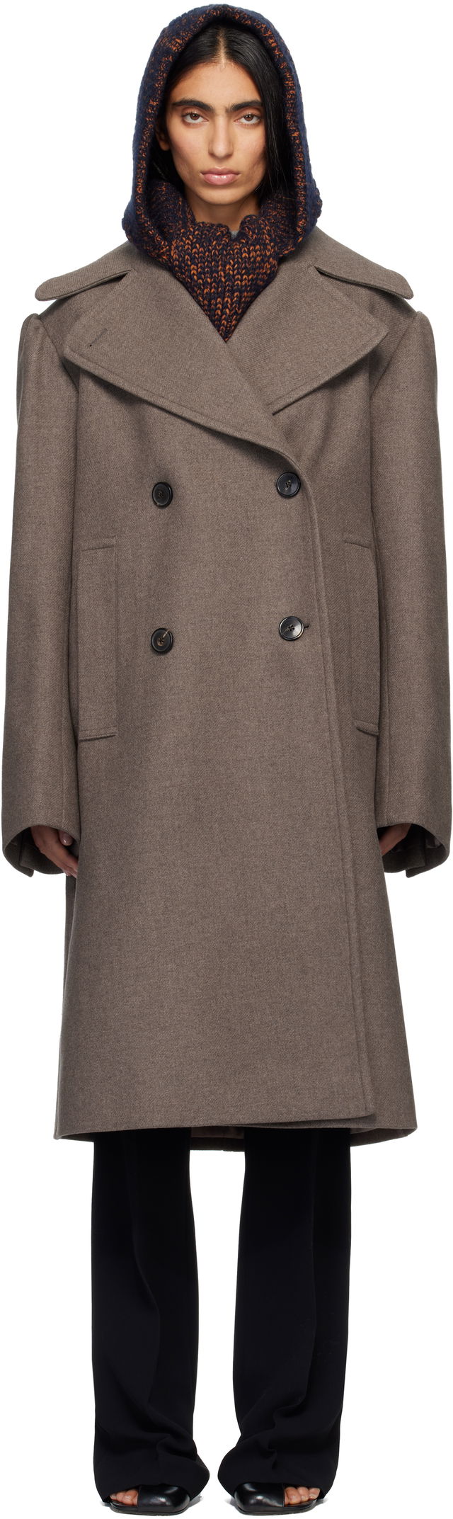 Dries Van Noten Double-Breasted Coat