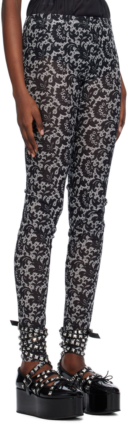 Клинове Comme des Garçons Comme Des Garçons Printed Leggings Черно | TL-T026-051, 1