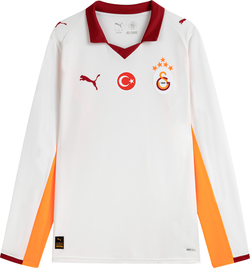 Фланелка Puma Galatasaray SK Away Replica Long Sleeve Jersey 2025/26 Бяло | 788431-02
