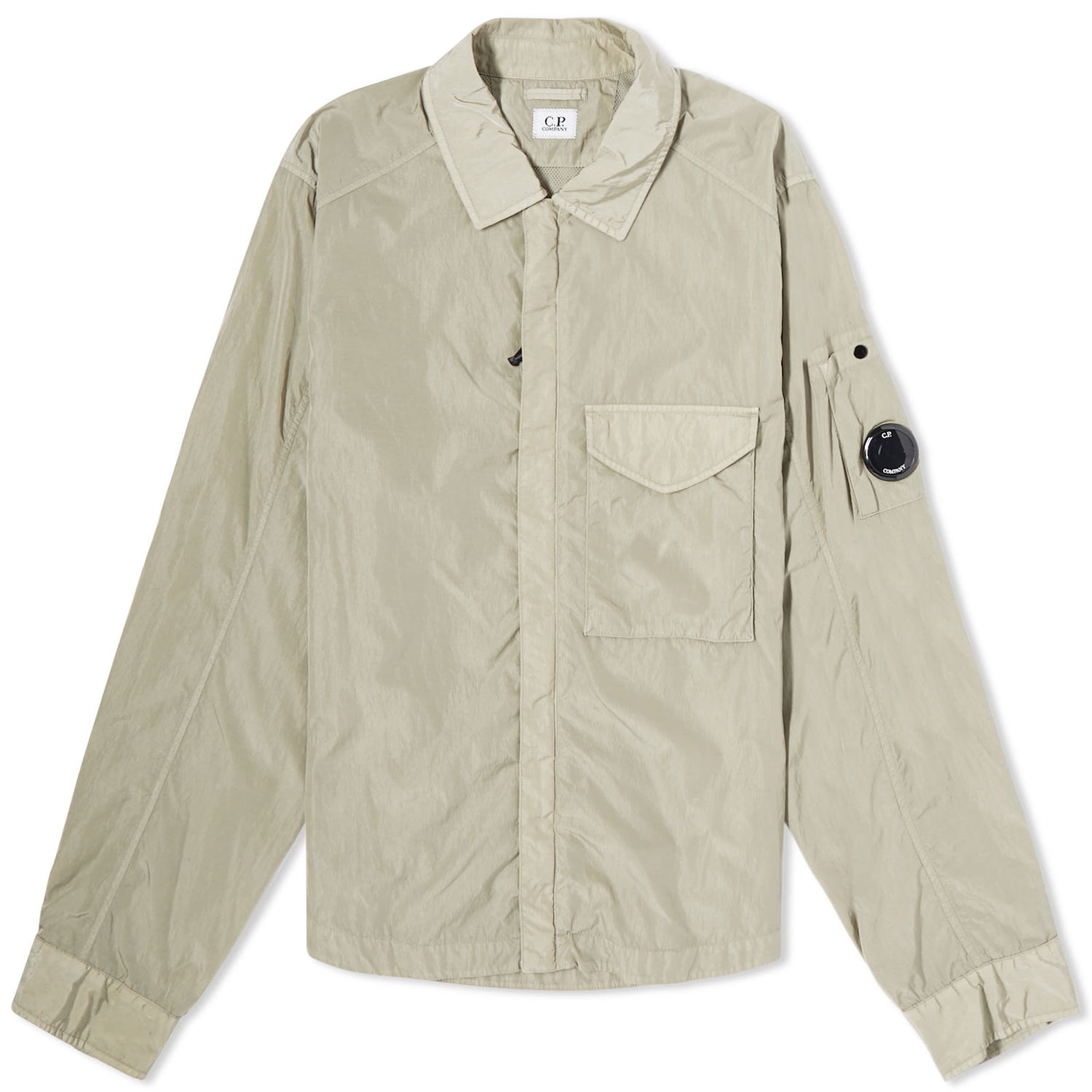 Риза C.P. Company Chrome-R Zip Overshirt Сиво | 15CMOS041A-005904G-335, 0