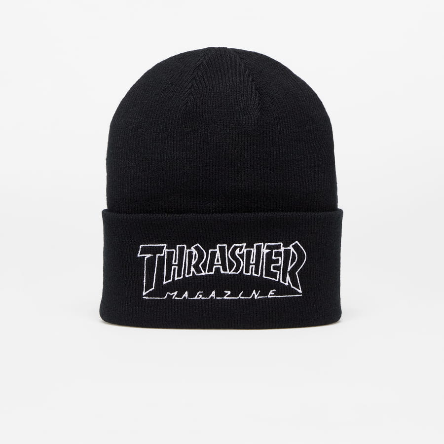Шапка Thrasher Outlined Logo Beanie Черно | 145083, 0