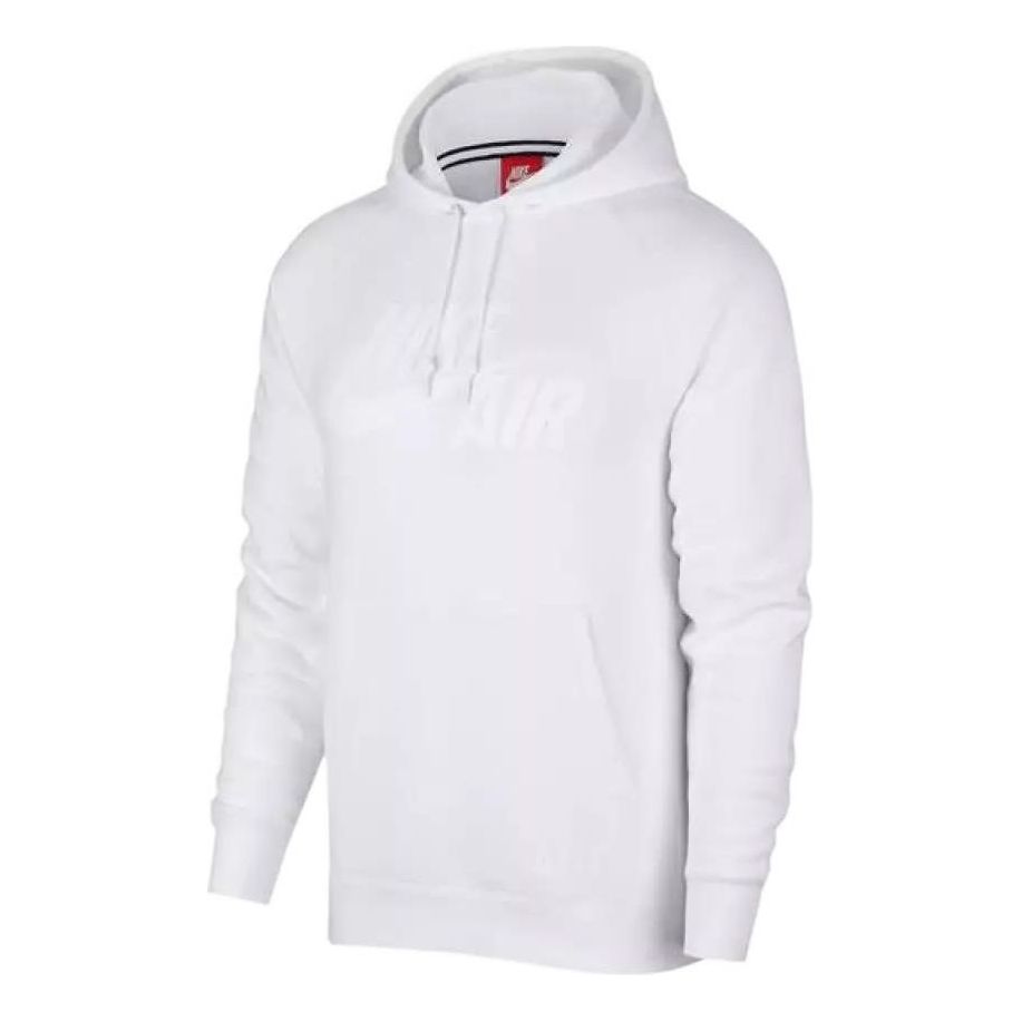 Суитчър Nike Long Sleeves Hoodie with Logo Бяло | AH9876-100, 0