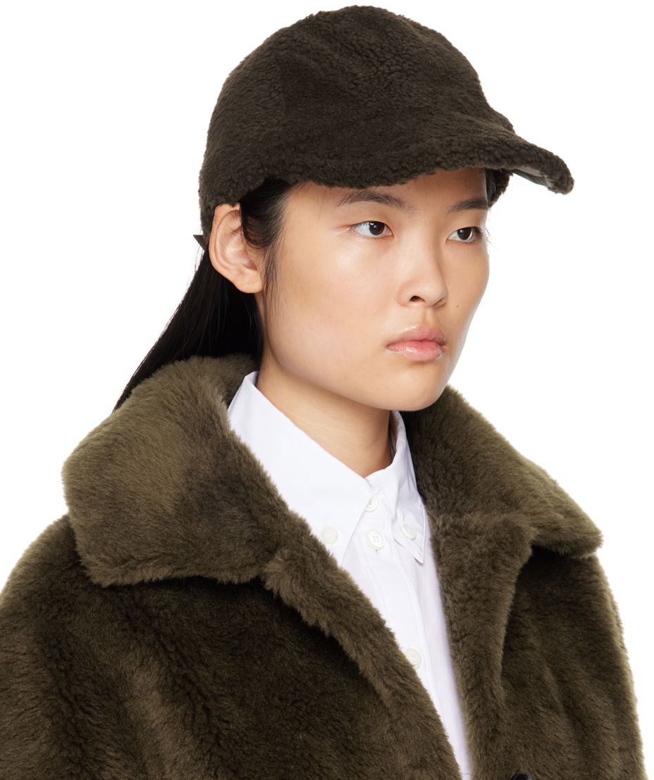 Шапка Yves Salomon Shearling Cap Кафяво | 24W23WAA157XXMECL, 1