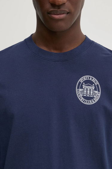 Тениска Sporty & Rich Sporty & Rich Vendome Resort T-Shirt Тъмно синьо | TO043511248BL32, 6