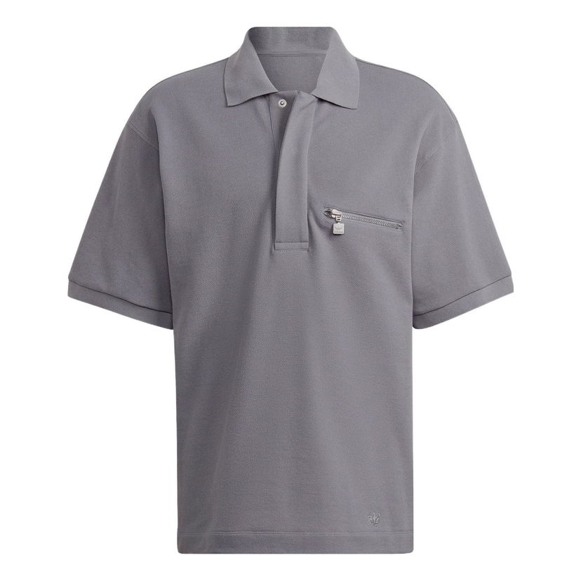Поло тениска adidas Originals Blue Version Polo Shirt Сиво | HM2346