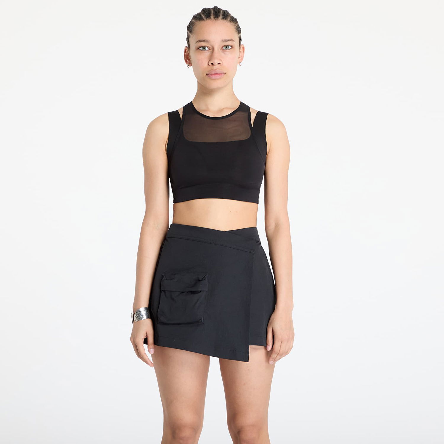Пола The North Face The North Face Refina Double-Layer Sports Bra Черно | NF0A891KJK31, 0