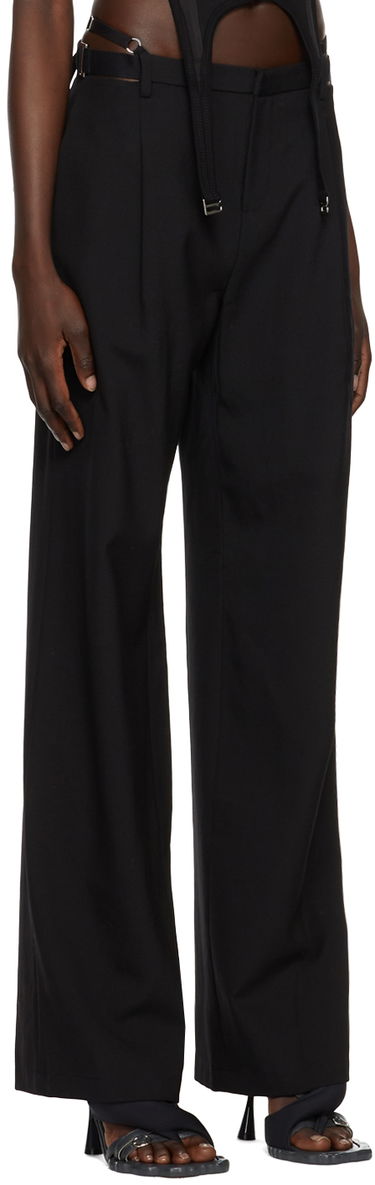 Панталони Dion Lee Dion Lee Lingerie Wool Trousers Черно | C2279P22, 1