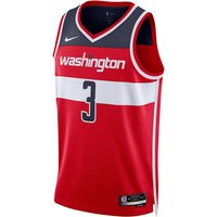 Фланелка Nike Dri-FIT NBA Washington Wizards Icon Edition 2022/23 Beal Bradley Swingman Jersey Червено | DN2025-659, 0