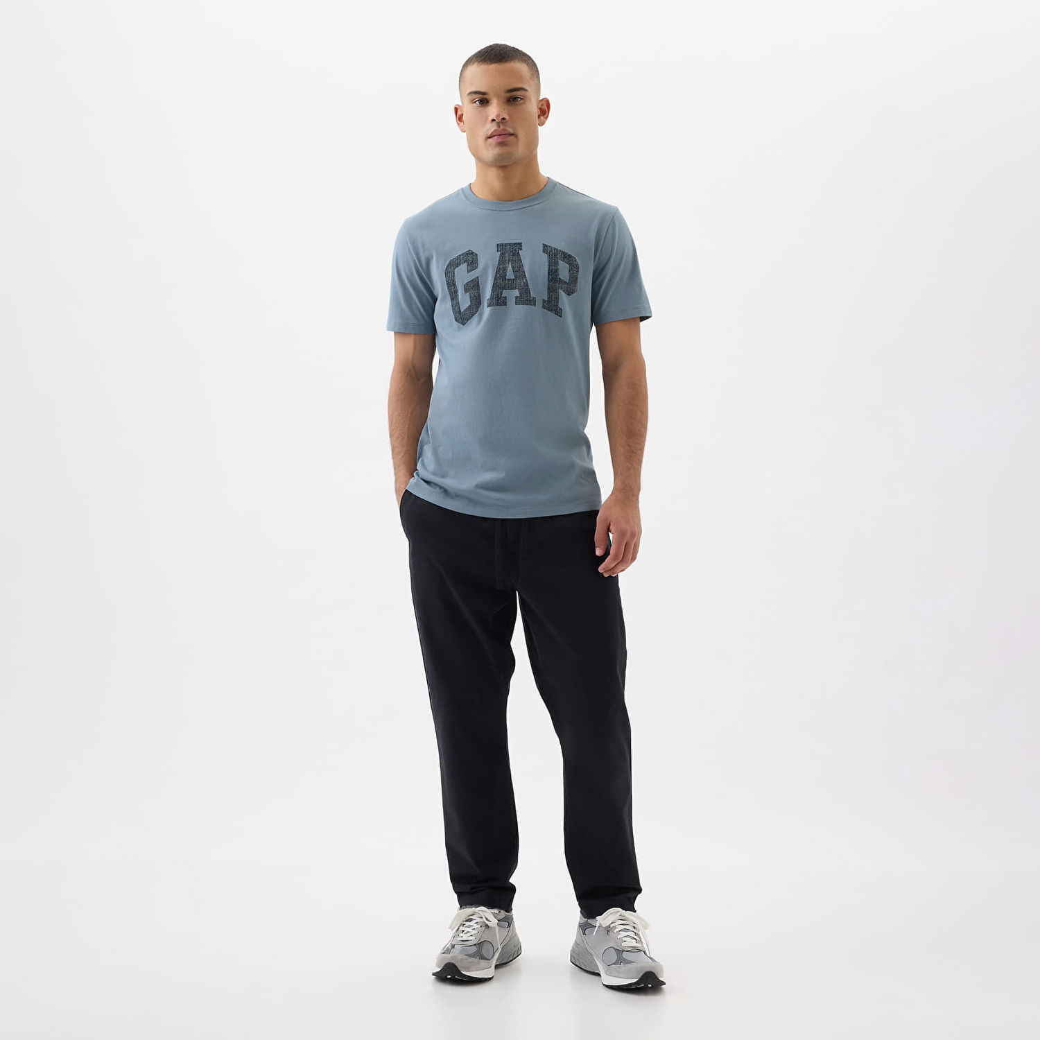 Тениска GAP Graphic Logo Tee New England Sky Синьо | 866680-02, 1