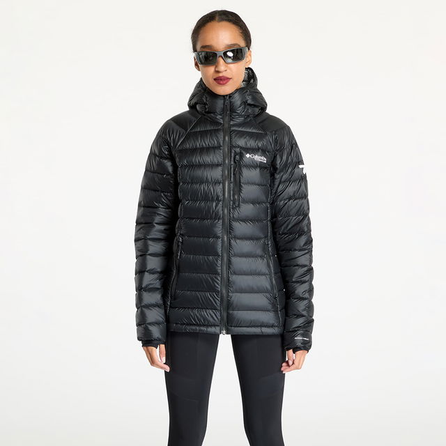 Arctic Crest Down Hooded Jacket Black