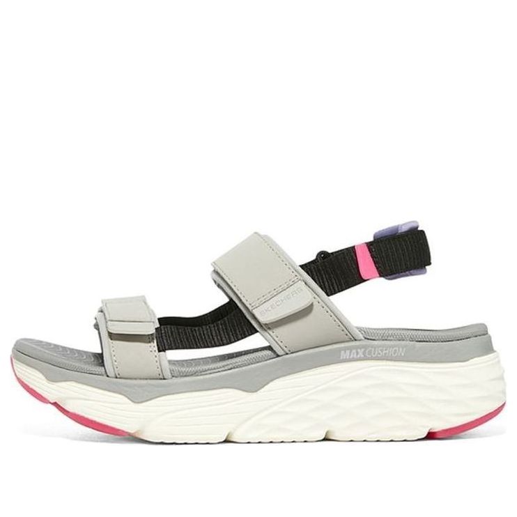 Кецове и обувки Skechers Max Cushioning Sandals Сиво | 140421-GMLT, 0