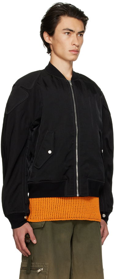 Яке бомбър Dion Lee Dion Lee Padded Bomber Jacket Черно | C4030R23, 1