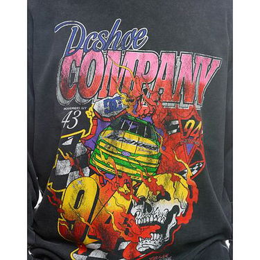 Пуловер DC DC Throwback 94 Crew Sweatshirt Черно | ADYSF03129-BAC, 1