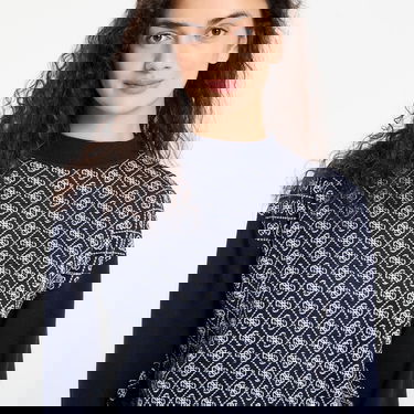 Пуловер GUESS Long Sleeve Mock Neck Aubrey 4G Sweater Тъмно синьо | W5BR23Z3JD2-FBDI, 1