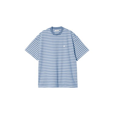Тениска Carhartt WIP Bryna Stripe Relaxed Fit T-Shirt Синьо | I033656_7, 5