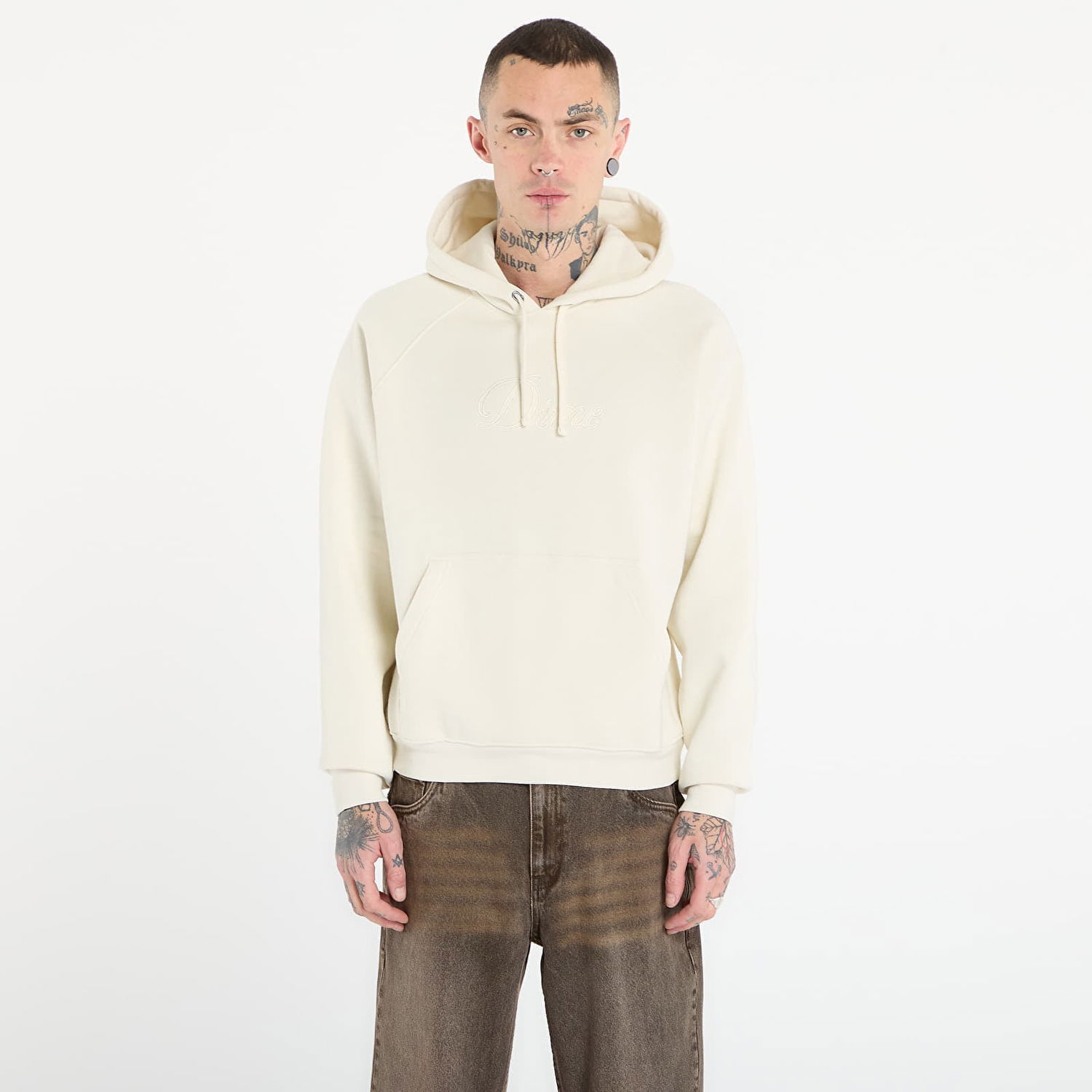 Суитчър Dime Cursive Hoodie XL Бежово | DIMEHO2553NAT, 0