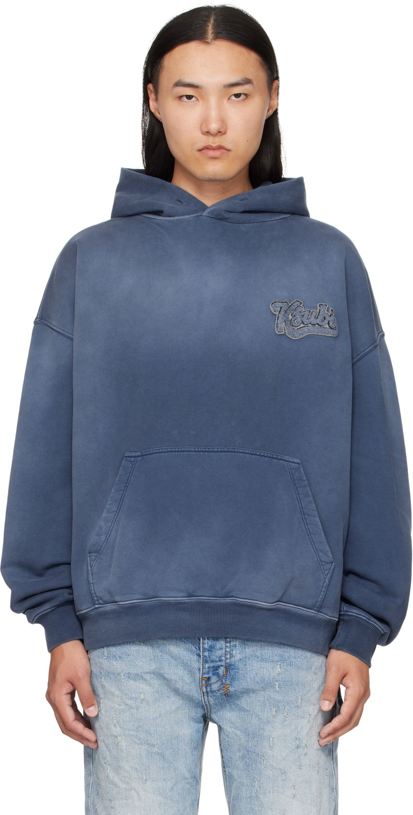 Суитчър Ksubi Ksubi Ace Ekcess Hoodie Синьо | MFA25FL001
