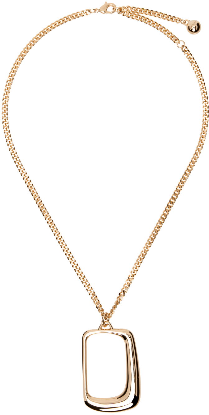 Колие Jacquemus Les Sculptures 'Le collier Ovalo' Necklace Бежово | 24E241JW651-5845, 0
