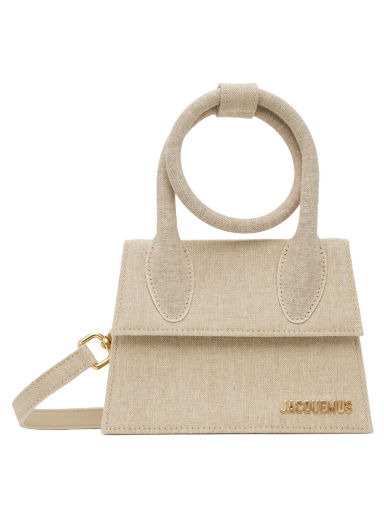 Раници и чанти Jacquemus Beige Le Papier 'Le Chiquito Nœud' Бежово | 22H213BA005-3071