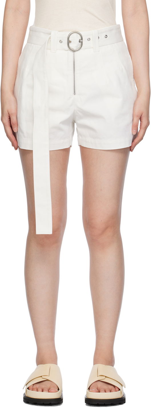 Къси панталони Jil Sander Tailored Shorts Бяло | J40KA0167_J45136