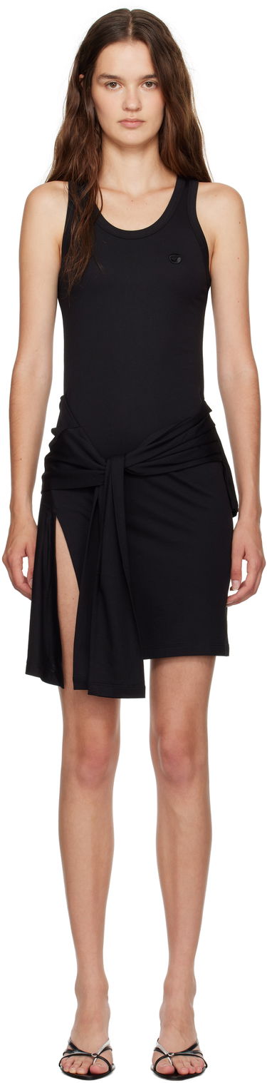 Pокля Coperni Coperni Knotted Jersey Minidress Черно | COPJS160F5009, 0