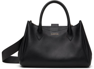 Дамска чанта LANVIN Lanvin L'Octave Leather Day Bag Черно | LW-BGSC01-PIGR-A24, 0