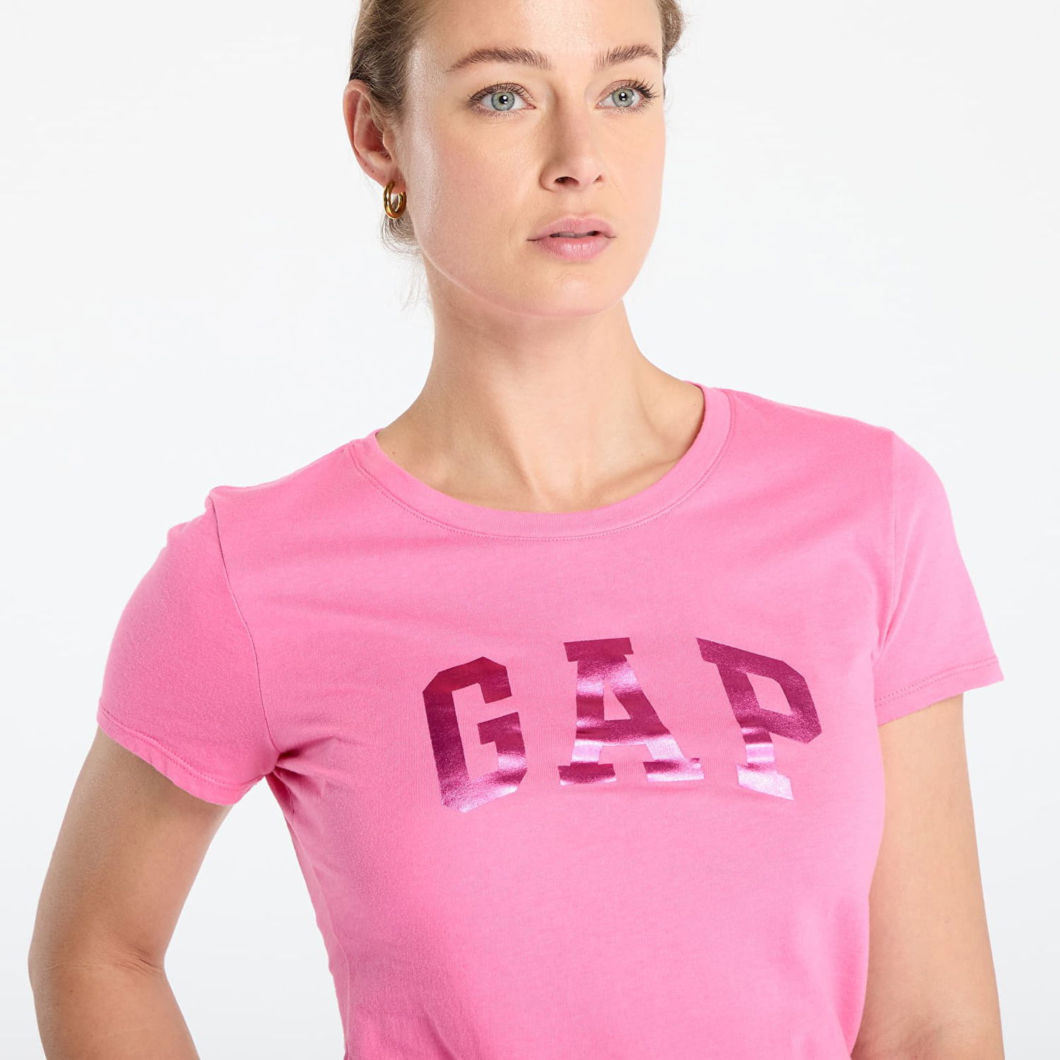 Тениска GAP GAP Logo T-Shirt Розово | 776775-04, 1