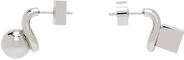 Обеци Jacquemus Silver La Casa 'Les puces Nodo' Earrings Металик | 24H241JW715-5845, 0