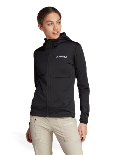 Яке adidas Performance Terrex Xperior Light Fleece Hooded Jacket Черно | IB1823